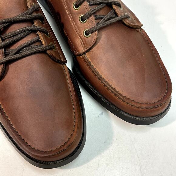 EXCELLENT Eastland Men's Falmouth Camp Moc Handsewn VTG Made in Maine, USA 13 - Picture 6 of 10